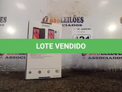 LOTE 421 - 01 CELULAR MOTOC MODELO:XT1750 8GB MARCA LENOVO. (NO ESTADO) ATENÇÃO! FAZER A VISITAÇÃO ANTES DE ARREMATAR, NÃO SABEMOS SE FUNCIONA. LEILÃO NÃO TEM GARANTIA E NEM DEVOLUÇÃO, SUJEITO A POSSÍVEIS AVARIAS VISÍVEIS/OCULTAS E/OU AUSÊNCIA DE COMPONENTES.