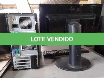 LOTE 487 - 01 CPU, 01 TECLADO E 01 MONITOR. (NO ESTADO) ATENÇÃO! FAZER A VISITAÇÃO ANTES DE ARREMATAR, NÃO SABEMOS SE FUNCIONA. LEILÃO NÃO TEM GARANTIA E NEM DEVOLUÇÃO, SUJEITO A POSSÍVEIS AVARIAS VISÍVEIS/OCULTAS E/OU AUSÊNCIA DE COMPONENTES.