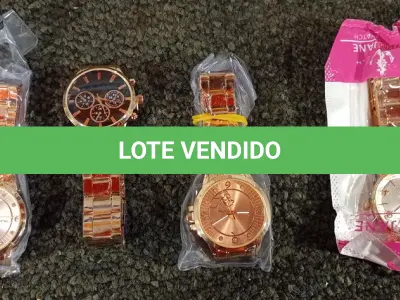 LOTE 417 - 04 RELÓGIOS. (NO ESTADO) ATENÇÃO! FAZER A VISITAÇÃO ANTES DE ARREMATAR, NÃO SABEMOS SE FUNCIONA. LEILÃO NÃO TEM GARANTIA E NEM DEVOLUÇÃO, SUJEITO A POSSÍVEIS AVARIAS VISÍVEIS/OCULTAS E/OU AUSÊNCIA DE COMPONENTES.