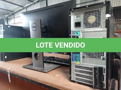 LOTE 442 - 01 CPU, 01 TECLADO E 01 MONITOR. (NO ESTADO) ATENÇÃO! FAZER A VISITAÇÃO ANTES DE ARREMATAR, NÃO SABEMOS SE FUNCIONA. LEILÃO NÃO TEM GARANTIA E NEM DEVOLUÇÃO, SUJEITO A POSSÍVEIS AVARIAS VISÍVEIS/OCULTAS E/OU AUSÊNCIA DE COMPONENTES.