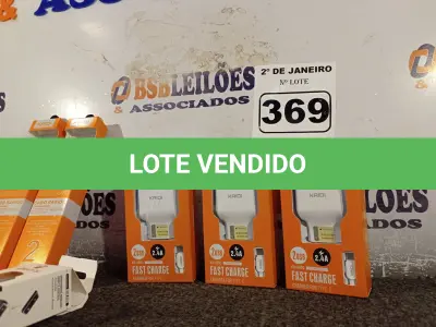 LOTE 369 - 03 CABOS TIP C  USB KD-605 CARREGAMENTO RÁPIDO, 02 CABO DE DADOS USB KD-327M E 02 MINE SELF STICK WIRELESS P50. (NO ESTADO) ATENÇÃO! FAZER A VISITAÇÃO ANTES DE ARREMATAR, NÃO SABEMOS SE FUNCIONA. LEILÃO NÃO TEM GARANTIA E NEM DEVOLUÇÃO, SUJEITO A POSSÍVEIS AVARIAS VISÍVEIS/OCULTAS E/OU AUSÊNCIA DE COMPONENTES.