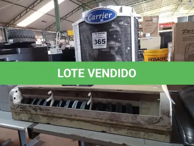 LOTE 365 - 01 CONDENSADORA E 01 EVAPORADORA MARCA CARRIER 18000BTUS. (NO ESTADO) ATENÇÃO! FAZER A VISITAÇÃO ANTES DE ARREMATAR, NÃO SABEMOS SE FUNCIONA. LEILÃO NÃO TEM GARANTIA E NEM DEVOLUÇÃO, SUJEITO A POSSÍVEIS AVARIAS VISÍVEIS/OCULTAS E/OU AUSÊNCIA DE COMPONENTES.