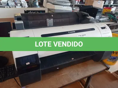 LOTE 237 - 01 PLOTTER CANON MODELO IPF 670. (NO ESTADO) ATENÇÃO! FAZER A VISITAÇÃO ANTES DE ARREMATAR, NÃO SABEMOS SE FUNCIONA. LEILÃO NÃO TEM GARANTIA E NEM DEVOLUÇÃO, SUJEITO A POSSÍVEIS AVARIAS VISÍVEIS/OCULTAS E/OU AUSÊNCIA DE COMPONENTES.