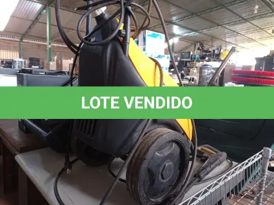 LOTE 477 - 01 LAVADORA DE ALTA PRESSÃO SEMI INDUSTRIAL MARCA ELECTROLUX (NO ESTADO) ATENÇÃO! FAZER A VISITAÇÃO ANTES DE ARREMATAR, NÃO SABEMOS SE FUNCIONA. LEILÃO NÃO TEM GARANTIA E NEM DEVOLUÇÃO, SUJEITO A POSSÍVEIS AVARIAS VISÍVEIS/OCULTAS E/OU AUSÊNCIA DE COMPONENTES.