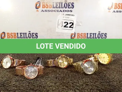 LOTE 422 - 05 RELÓGIOS.(NO ESTADO) ATENÇÃO! FAZER A VISITAÇÃO ANTES DE ARREMATAR, NÃO SABEMOS SE FUNCIONA. LEILÃO NÃO TEM GARANTIA E NEM DEVOLUÇÃO, SUJEITO A POSSÍVEIS AVARIAS VISÍVEIS/OCULTAS E/OU AUSÊNCIA DE COMPONENTES.