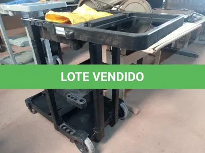 LOTE 298 - 01 CARRINHO PARA LIMPEZA INDUSTRIAL INCOMPLETO. (NO ESTADO) ATENÇÃO! FAZER A VISITAÇÃO ANTES DE ARREMATAR, NÃO SABEMOS SE FUNCIONA. LEILÃO NÃO TEM GARANTIA E NEM DEVOLUÇÃO, SUJEITO A POSSÍVEIS AVARIAS VISÍVEIS/OCULTAS E/OU AUSÊNCIA DE COMPONENTES.