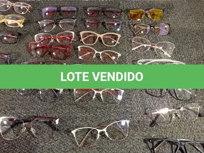 LOTE 406 - 01 LOTE COM APROXIMADAMENTE 30 ARMAÇÕES DE ÓCULOS. (NO ESTADO) ATENÇÃO! FAZER A VISITAÇÃO ANTES DE ARREMATAR, NÃO SABEMOS SE FUNCIONA. LEILÃO NÃO TEM GARANTIA E NEM DEVOLUÇÃO, SUJEITO A POSSÍVEIS AVARIAS VISÍVEIS/OCULTAS E/OU AUSÊNCIA DE COMPONENTES.