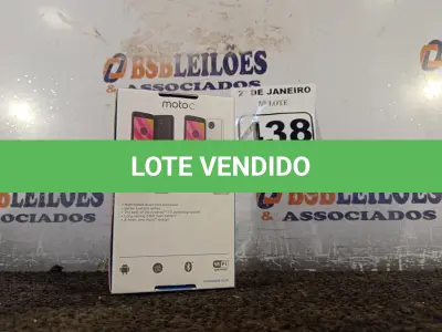 LOTE 438 - 01 CELULAR MOTOC MODELO:XT1750 8GB MARCA LENOVO. (NO ESTADO) ATENÇÃO! FAZER A VISITAÇÃO ANTES DE ARREMATAR, NÃO SABEMOS SE FUNCIONA. LEILÃO NÃO TEM GARANTIA E NEM DEVOLUÇÃO, SUJEITO A POSSÍVEIS AVARIAS VISÍVEIS/OCULTAS E/OU AUSÊNCIA DE COMPONENTES.