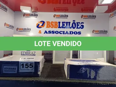 LOTE 155 - 05 LUMINÁRIAS DE EMBUTIR. (NO ESTADO) ATENÇÃO! FAZER A VISITAÇÃO ANTES DE ARREMATAR, NÃO SABEMOS SE FUNCIONA. LEILÃO NÃO TEM GARANTIA E NEM DEVOLUÇÃO, SUJEITO A POSSÍVEIS AVARIAS VISÍVEIS/OCULTAS E/OU AUSÊNCIA DE COMPONENTES.