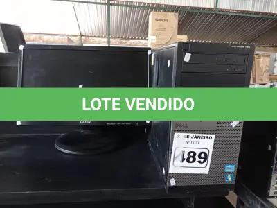 LOTE 489 - 01 CPU, 01 TECLADO E 01 MONITOR. (NO ESTADO) ATENÇÃO! FAZER A VISITAÇÃO ANTES DE ARREMATAR, NÃO SABEMOS SE FUNCIONA. LEILÃO NÃO TEM GARANTIA E NEM DEVOLUÇÃO, SUJEITO A POSSÍVEIS AVARIAS VISÍVEIS/OCULTAS E/OU AUSÊNCIA DE COMPONENTES.