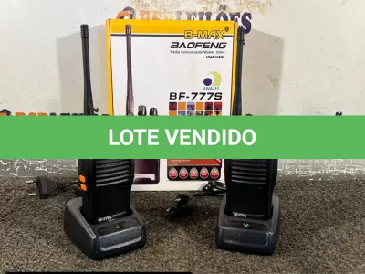 LOTE 002 - 01 KIT RÁDIO COMUNICADOR( NOVO ) ( NO ESTADO )