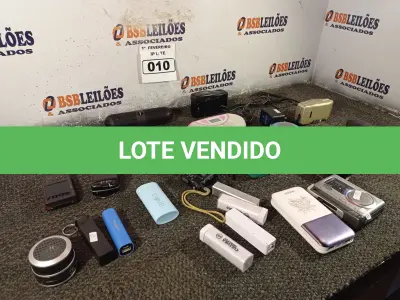 LOTE 010 - 01 LOTE COM ELETRÔNICOS DIVERSOS. (NO ESTADO) ATENÇÃO! FAZER A VISITAÇÃO ANTES DE ARREMATAR, NÃO SABEMOS SE FUNCIONA. LEILÃO NÃO TEM GARANTIA E NEM DEVOLUÇÃO, SUJEITO A POSSÍVEIS AVARIAS VISÍVEIS/OCULTAS E/OU AUSÊNCIA DE COMPONENTES.
