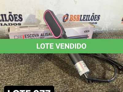 LOTE 077 - 01 ESCOVA ALISADORA DE CABELOS ( NOVO ) ( NO ESTADO )