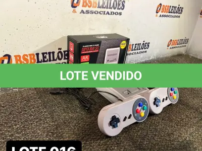 LOTE 016 - 01 VIDEOGAME RETRO COM MAIS DE 600 JOGOS( NOVO ) ( NO ESTADO )