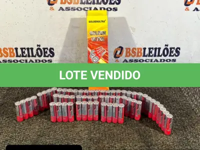 LOTE 025 - 01 CAIXA COM 60 PILHAS AA ( NOVO ) ( NO ESTADO )