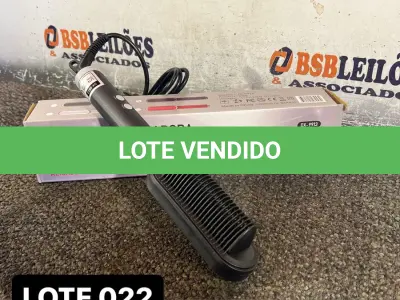 LOTE 022 - 01 ESCOVA ALISADORA DE CABELOS ( NOVO ) ( NO ESTADO )
