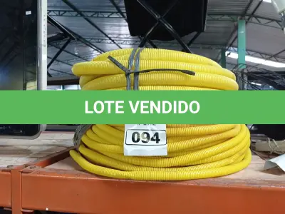 LOTE 094 - 02 ROLOS DE MANGUEIRA CORRUGADA. (NO ESTADO) ATENÇÃO! FAZER A VISITAÇÃO ANTES DE ARREMATAR, NÃO SABEMOS SE FUNCIONA. LEILÃO NÃO TEM GARANTIA E NEM DEVOLUÇÃO, SUJEITO A POSSÍVEIS AVARIAS VISÍVEIS/OCULTAS E/OU AUSÊNCIA DE COMPONENTES.
