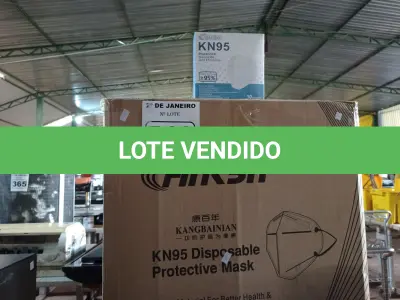 LOTE 519 - 01 CAIXA COM APROXIMADAMENTE 1.000 MASCARAS DESCARTÁVEIS KN95 . (NO ESTADO) ATENÇÃO! FAZER A VISITAÇÃO ANTES DE ARREMATAR, NÃO SABEMOS SE FUNCIONA. LEILÃO NÃO TEM GARANTIA E NEM DEVOLUÇÃO, SUJEITO A POSSÍVEIS AVARIAS VISÍVEIS/OCULTAS E/OU AUSÊNCIA DE COMPONENTES.