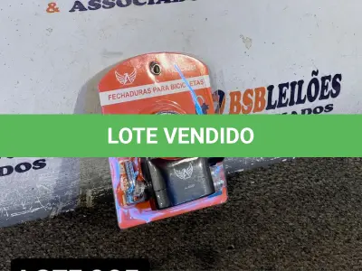 LOTE 005 - 01 CADEADO ELETRÔNICO TAMANHO GG PARA MOTO E BICICLETA( NOVO ) ( NO ESTADO )