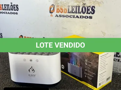 LOTE 014 - 01 UMIDIFICADOR DE AR E AROMATIZADOR COM LED MULTICORES( NOVO ) ( NO ESTADO )