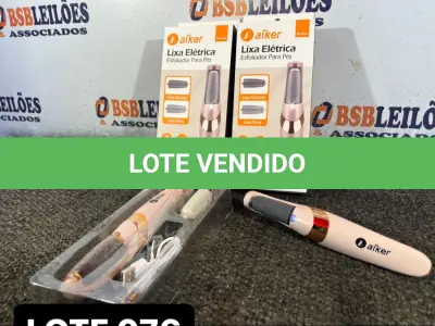 LOTE 076 - 02 LIXAS ELETRICAS ( NOVO ) ( NO ESTADO )