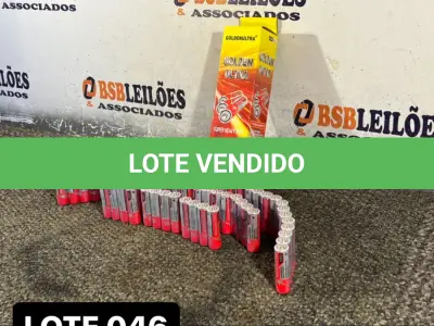LOTE 046 - 01 CAIXA COM 60 PILHAS AA ( NOVO ) ( NO ESTADO )