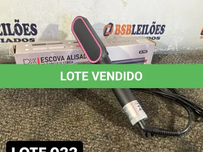 LOTE 022 - 01 ESCOVA ALISADORA DE CABELOS ( NOVO ) ( NO ESTADO )