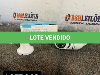 LOTE 048 - 01 LAMPADA CÂMERA COM MOVIMENTO VIA WI-FI ( NOVO ) ( NO ESTADO )