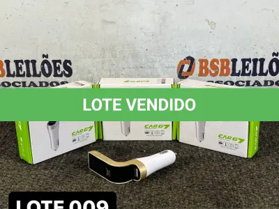 LOTE 009 - 03 CARREGADORES VEICULARES FASTCHARGERS COM USB E BLUETOOTH( NOVO ) ( NO ESTADO )