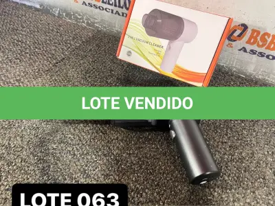 LOTE 063 - 01 ASPIRADOR PORTATIL PARA CARRO ( NOVO ) ( NO ESTADO )
