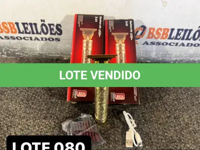 LOTE 080 - 02 TRIMMERS PARA CABELO E BARBA ( NOVO ) ( NO ESTADO )