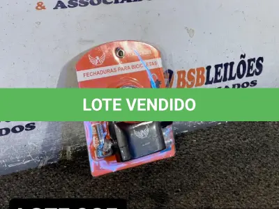 LOTE 085 - 01 CADEADO ELETRÔNICO TAMANHO GG PARA MOTO E BICICLETA ( NOVO ) ( NO ESTADO )