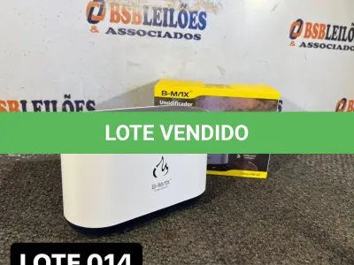 LOTE 014 - 01 UMIDIFICADOR DE AR E AROMATIZADOR COM LED MULTICORES( NOVO ) ( NO ESTADO )