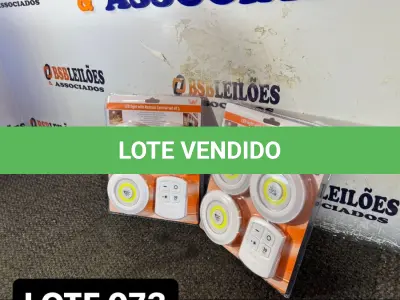 LOTE 073 - 02 KITS LAMAPADAS LED COM CONTROLE REMOTO ( NOVO ) ( NO ESTADO )