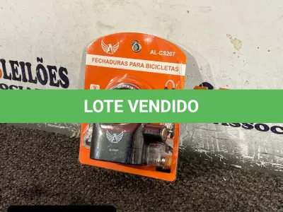 LOTE 005 - 01 CADEADO ELETRÔNICO TAMANHO GG PARA MOTO E BICICLETA( NOVO ) ( NO ESTADO )