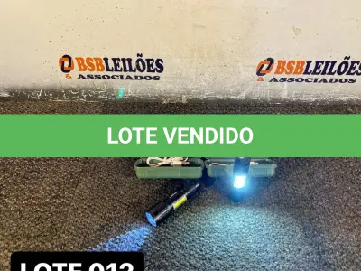 LOTE 012 - 02 LANTERNAS TATICAS MILITARES SLIM( NOVO ) ( NO ESTADO )