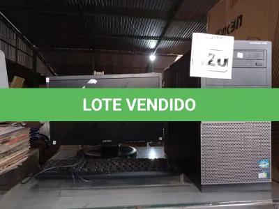 LOTE 520 - 01 CPU, 01 TECLADO E 01 MONITOR CORE I3.(NO ESTADO) ATENÇÃO! FAZER A VISITAÇÃO ANTES DE ARREMATAR, NÃO SABEMOS SE FUNCIONA. LEILÃO NÃO TEM GARANTIA E NEM DEVOLUÇÃO, SUJEITO A POSSÍVEIS AVARIAS VISÍVEIS/OCULTAS E/OU AUSÊNCIA DE COMPONENTES.