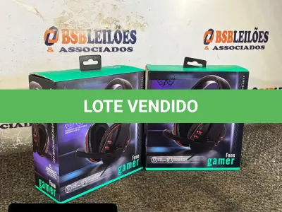 LOTE 004 - 01 HEADPHONE GAMER TAMANHO G( NOVO ) ( NO ESTADO )
