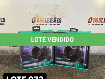 LOTE 072 - 02 FONES HEADSET BLUETOOTH TAMANHO G ( NOVO ) ( NO ESTADO )