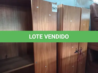 LOTE 547 - 02 ARMÁRIOS PARA ESCRITORIO. (NO ESTADO) ATENÇÃO! FAZER A VISITAÇÃO ANTES DE ARREMATAR, NÃO SABEMOS SE FUNCIONA. LEILÃO NÃO TEM GARANTIA E NEM DEVOLUÇÃO, SUJEITO A POSSÍVEIS AVARIAS VISÍVEIS/OCULTAS E/OU AUSÊNCIA DE COMPONENTES.