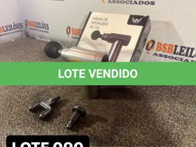 LOTE 090 - 01 PISTOLA DE MASSAGEM ELETRICA ( NOVO ) ( NO ESTADO )