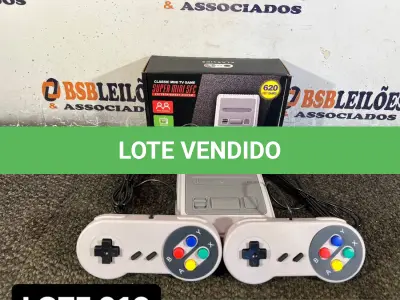 LOTE 016 - 01 VIDEOGAME RETRO COM MAIS DE 600 JOGOS( NOVO ) ( NO ESTADO )