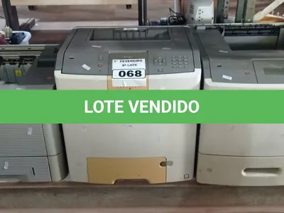LOTE 068 - 03 IMPRESSORAS MARCAS E MODELOS DIVERSOS PARA RETIRADA DE PEÇAS. (NO ESTADO) ATENÇÃO! FAZER A VISITAÇÃO ANTES DE ARREMATAR, NÃO SABEMOS SE FUNCIONA. LEILÃO NÃO TEM GARANTIA E NEM DEVOLUÇÃO, SUJEITO A POSSÍVEIS AVARIAS VISÍVEIS/OCULTAS E/OU AUSÊNCIA DE COMPONENTES.