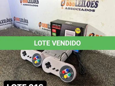 LOTE 016 - 01 VIDEOGAME RETRO COM MAIS DE 600 JOGOS( NOVO ) ( NO ESTADO )