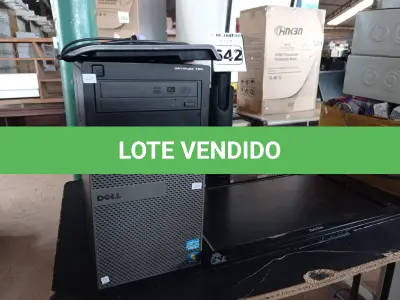 LOTE 542 - 01 CPU, 01 TECLADO E 01 MONITOR CORE I3.(NO ESTADO) ATENÇÃO! FAZER A VISITAÇÃO ANTES DE ARREMATAR, NÃO SABEMOS SE FUNCIONA. LEILÃO NÃO TEM GARANTIA E NEM DEVOLUÇÃO, SUJEITO A POSSÍVEIS AVARIAS VISÍVEIS/OCULTAS E/OU AUSÊNCIA DE COMPONENTES.