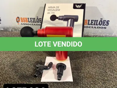 LOTE 034 - 01 PISTOLA DE MASSAGEM COM DIVERSOS BICOS ( NOVO ) ( NO ESTADO )