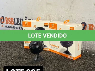 LOTE 095 - 02 CÂMERAS ESPIÃS MAGNETICAS WI-FI ( NOVO ) ( NO ESTADO )