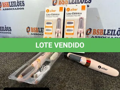 LOTE 050 - 02 LIXAS DE PÉ ELETRICA ( NOVO ) ( NO ESTADO )