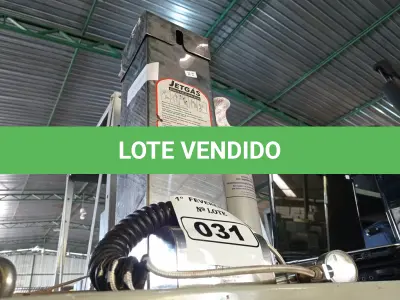 LOTE 031 - 01 SISTEMA JETGÁS, SISTEMA DE INJEÇÃO RÁPIDA DE GÁS. (NO ESTADO) ATENÇÃO! FAZER A VISITAÇÃO ANTES DE ARREMATAR, NÃO SABEMOS SE FUNCIONA. LEILÃO NÃO TEM GARANTIA E NEM DEVOLUÇÃO, SUJEITO A POSSÍVEIS AVARIAS VISÍVEIS/OCULTAS E/OU AUSÊNCIA DE COMPONENTES.