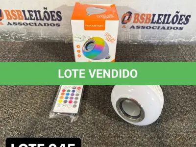 LOTE 045 - 01 LÂMPADA DE FESTA COM CONTROLE ( NOVO ) ( NO ESTADO )